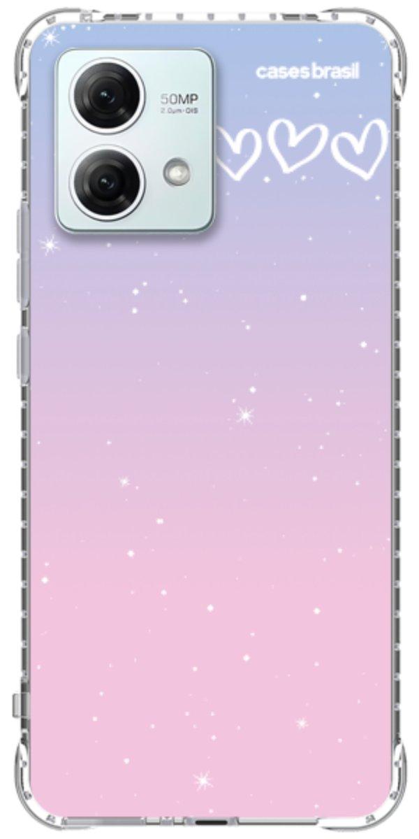 Capinha para Celular Degradê Céu Rosa