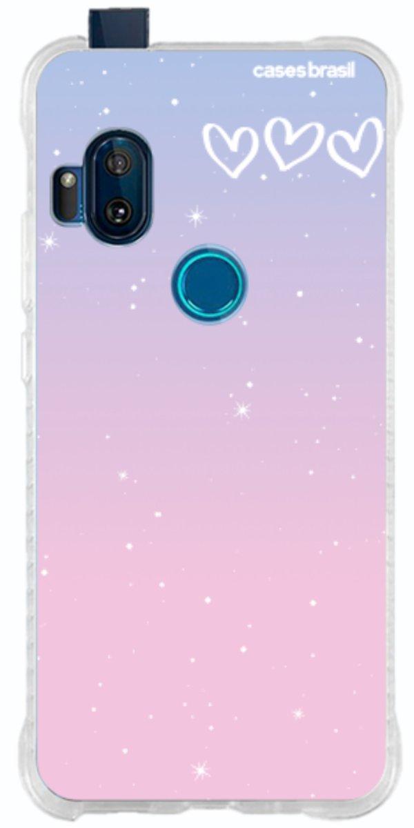 Capinha para Celular Degradê Céu Rosa
