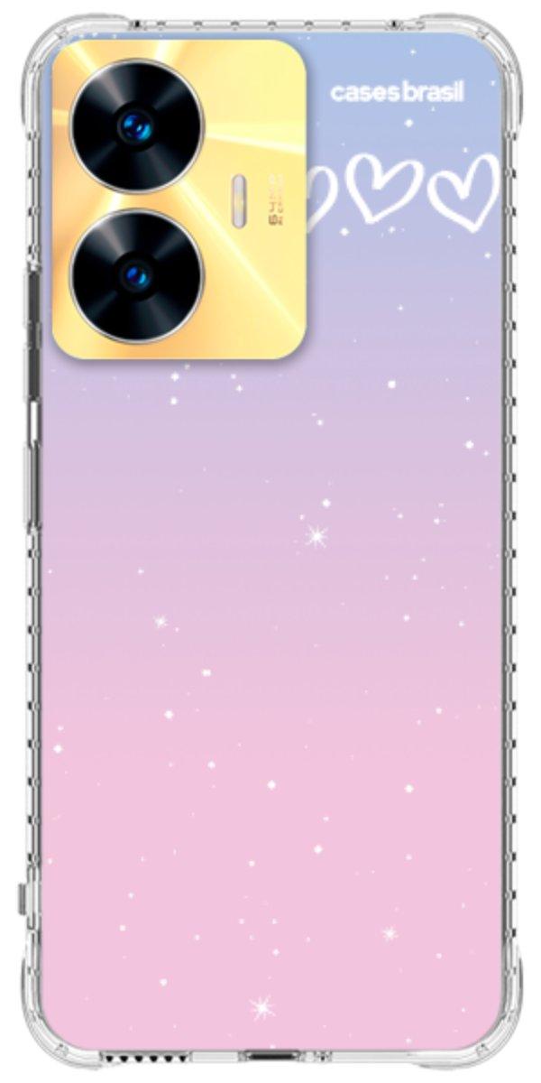 Capinha para Celular Degradê Céu Rosa