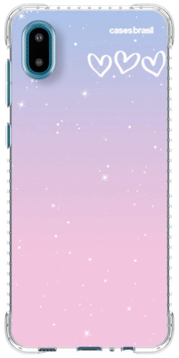 Capinha para Celular Degradê Céu Rosa