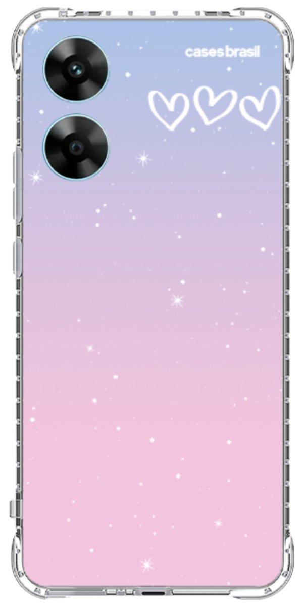 Capinha para Celular Degradê Céu Rosa