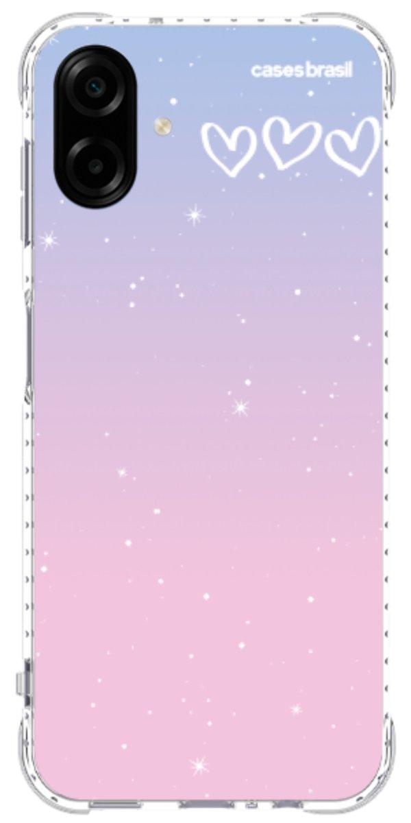 Capinha para Celular Degradê Céu Rosa