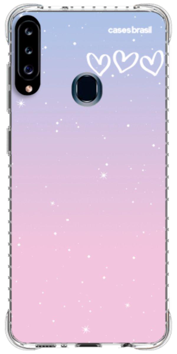 Capinha para Celular Degradê Céu Rosa