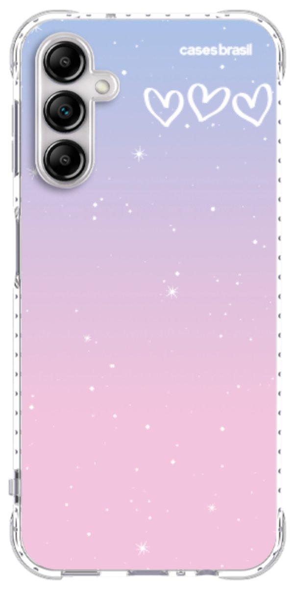 Capinha para Celular Degradê Céu Rosa