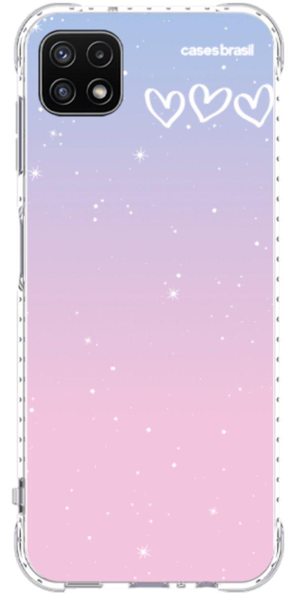 Capinha para Celular Degradê Céu Rosa