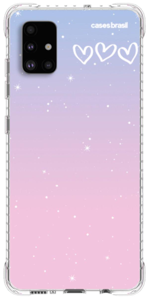 Capinha para Celular Degradê Céu Rosa