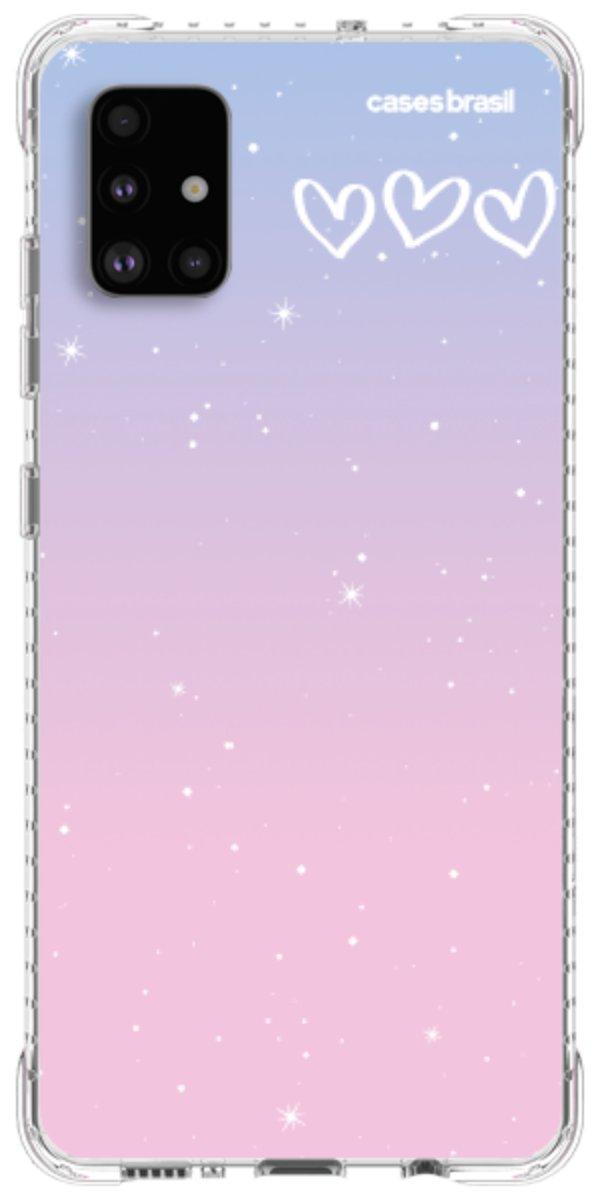 Capinha para Celular Degradê Céu Rosa