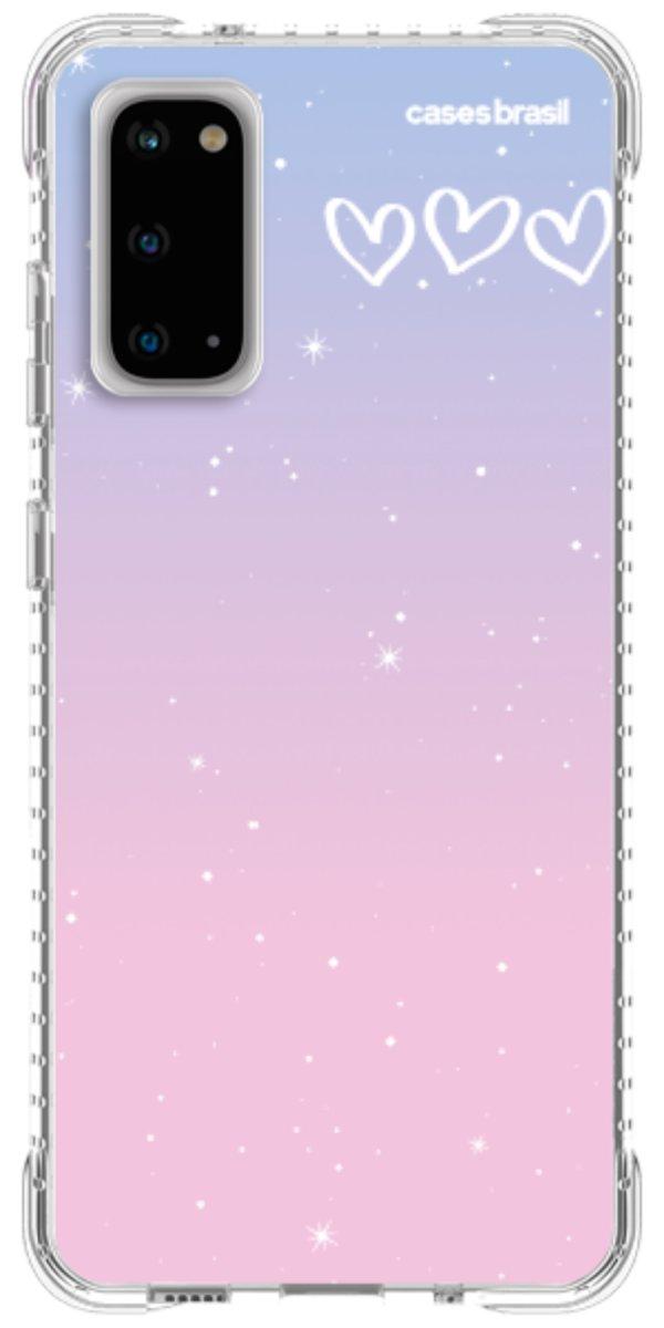 Capinha para Celular Degradê Céu Rosa