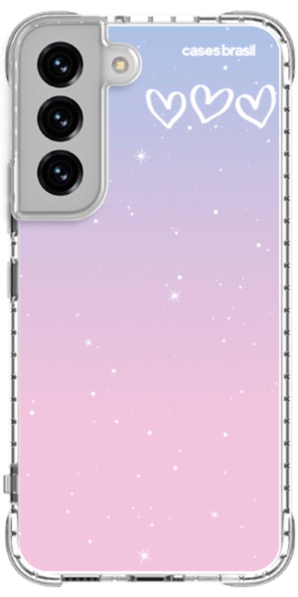 Capinha para Celular Degradê Céu Rosa