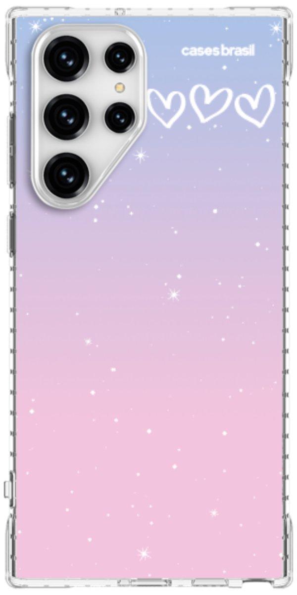 Capinha para Celular Degradê Céu Rosa