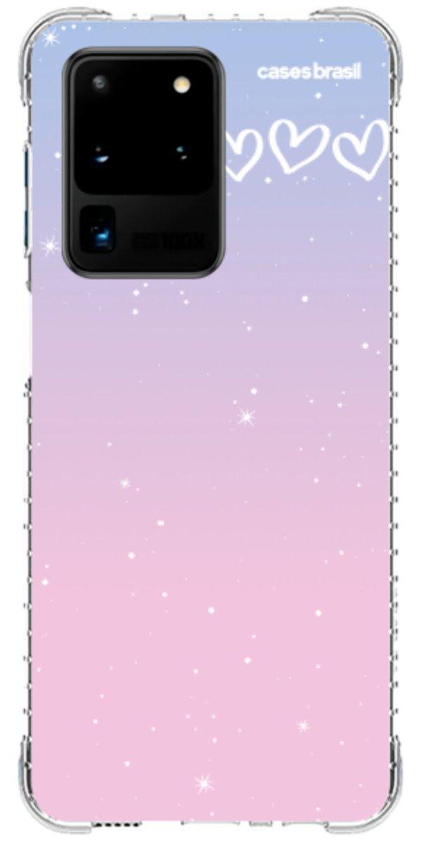 Capinha para Celular Degradê Céu Rosa