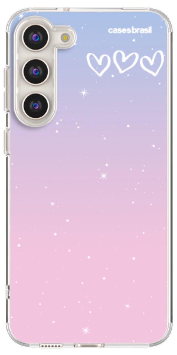 Capinha para Celular Degradê Céu Rosa
