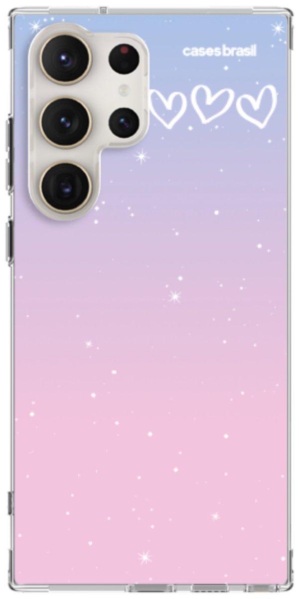 Capinha para Celular Degradê Céu Rosa