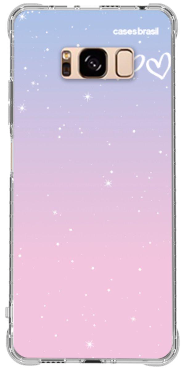 Capinha para Celular Degradê Céu Rosa