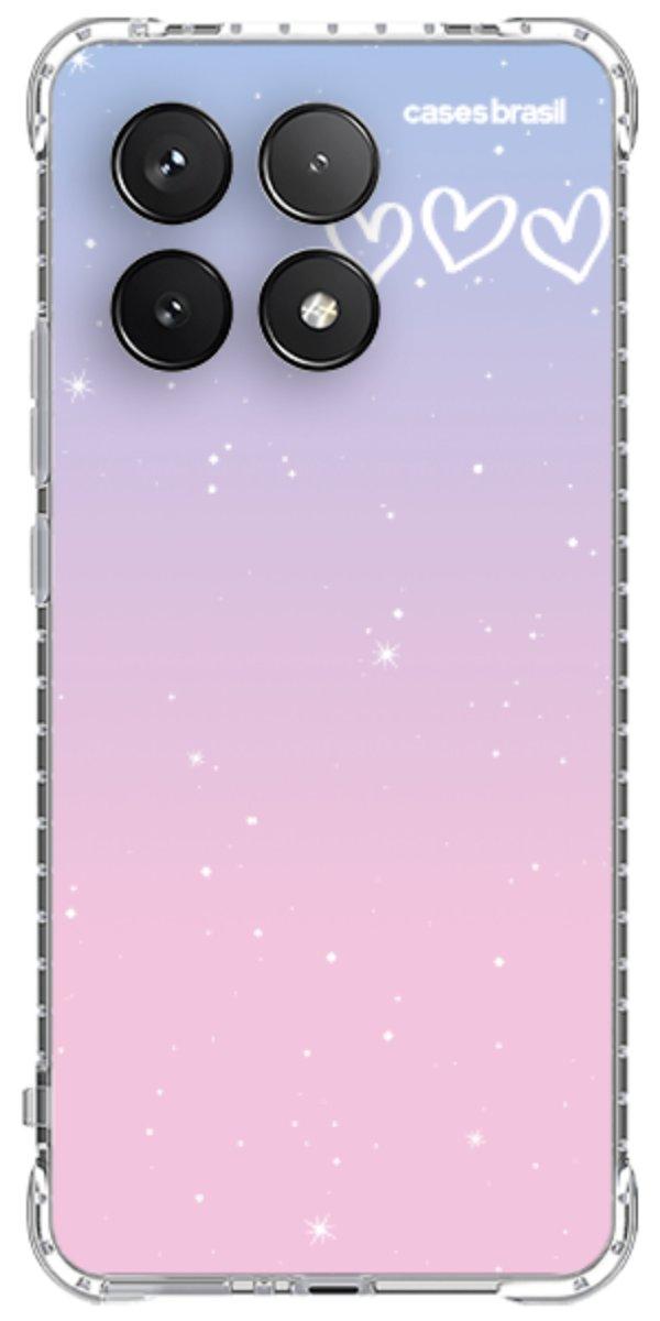 Capinha para Celular Degradê Céu Rosa