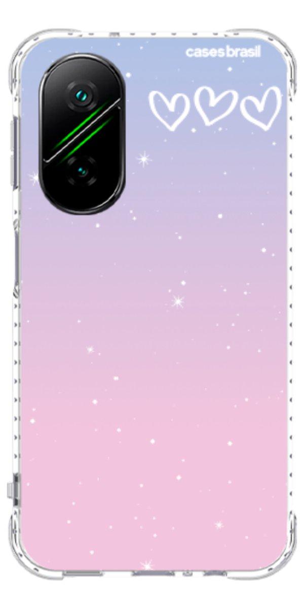 Capinha para Celular Degradê Céu Rosa