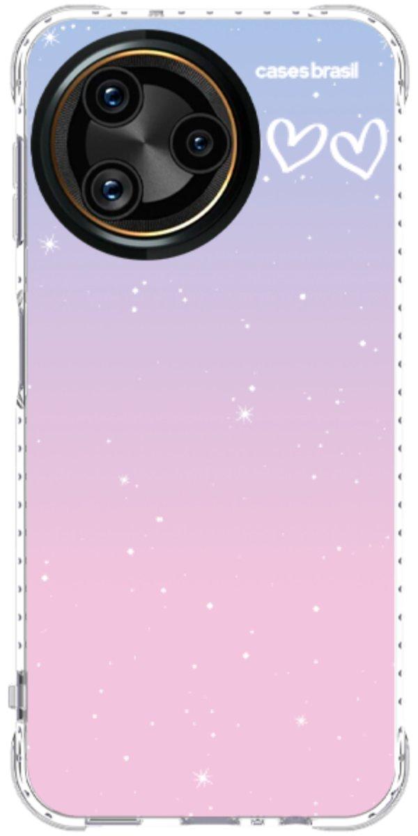 Capinha para Celular Degradê Céu Rosa
