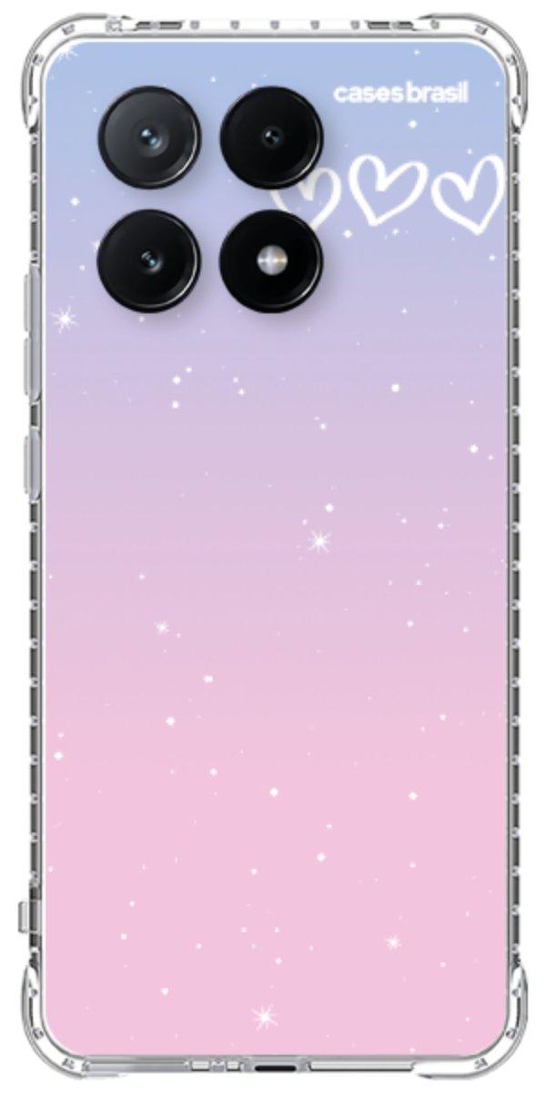 Capinha para Celular Degradê Céu Rosa