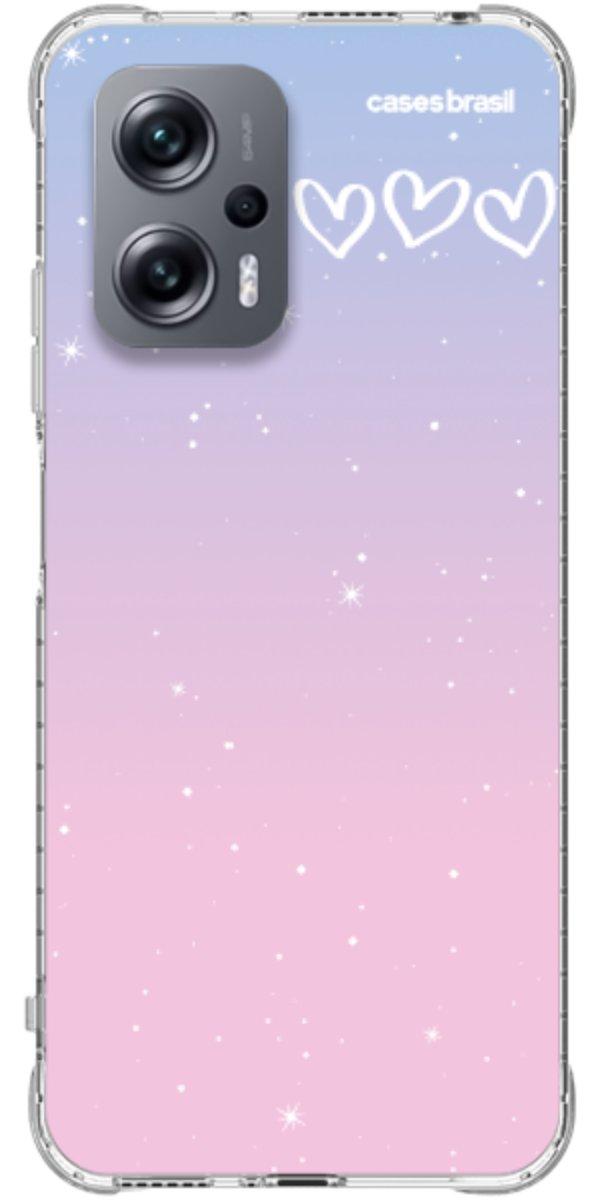 Capinha para Celular Degradê Céu Rosa