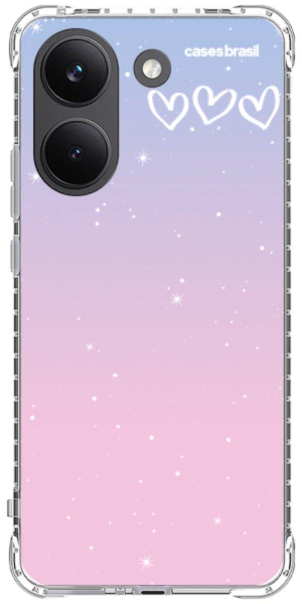 Capinha para Celular Degradê Céu Rosa