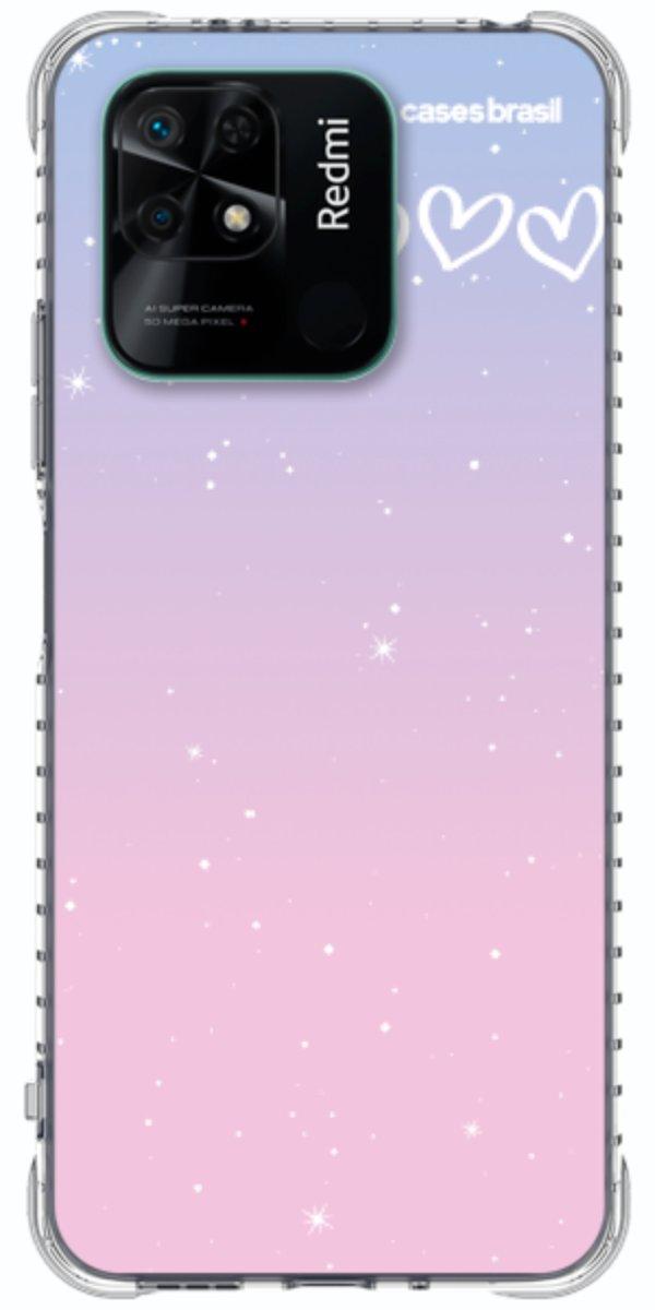 Capinha para Celular Degradê Céu Rosa