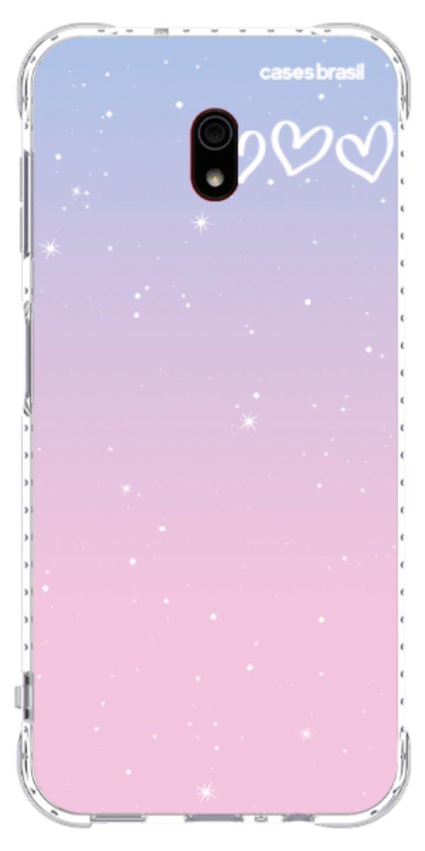 Capinha para Celular Degradê Céu Rosa