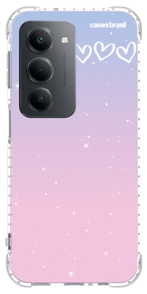 Capinha para Celular Degradê Céu Rosa