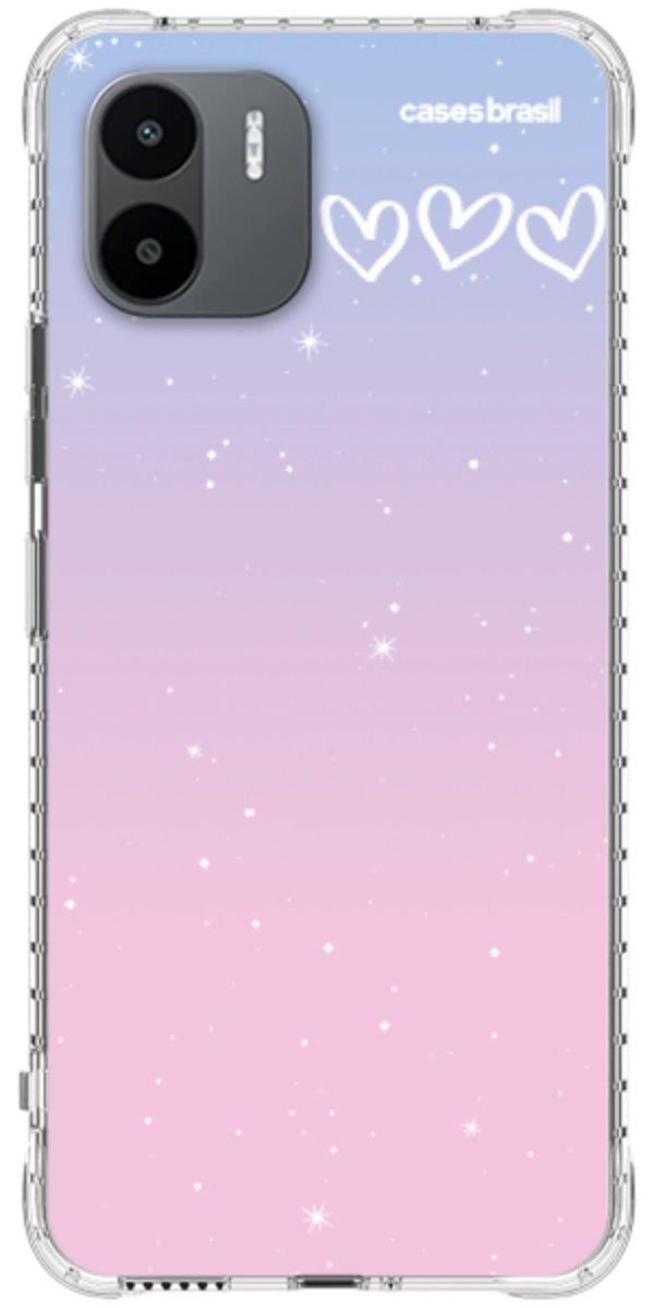 Capinha para Celular Degradê Céu Rosa