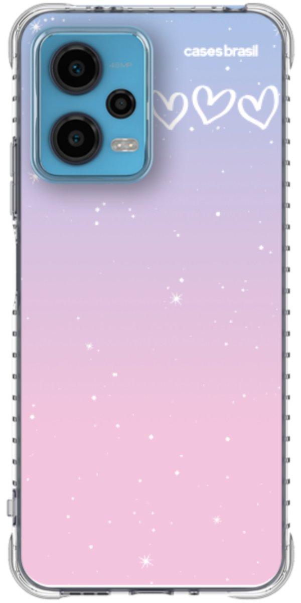Capinha para Celular Degradê Céu Rosa