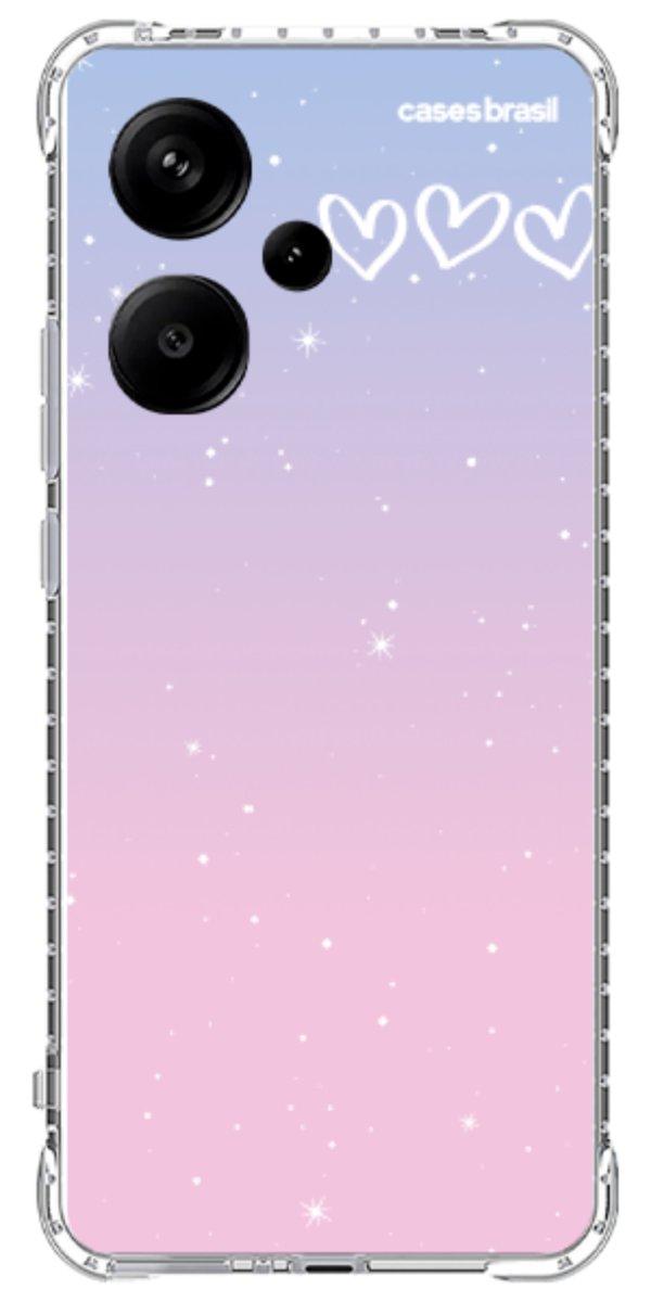 Capinha para Celular Degradê Céu Rosa