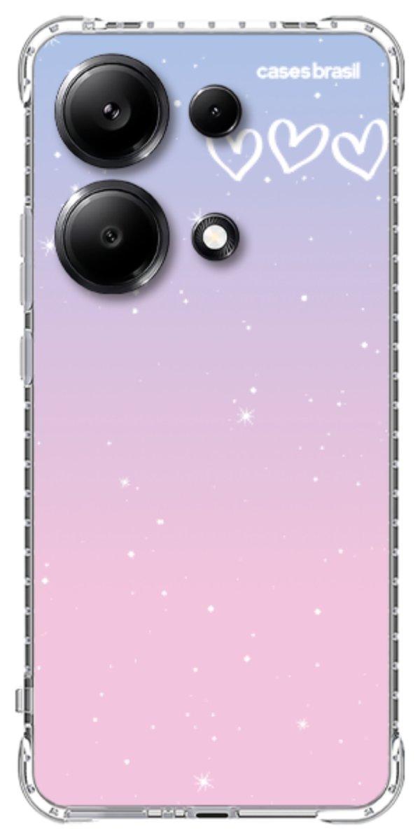 Capinha para Celular Degradê Céu Rosa