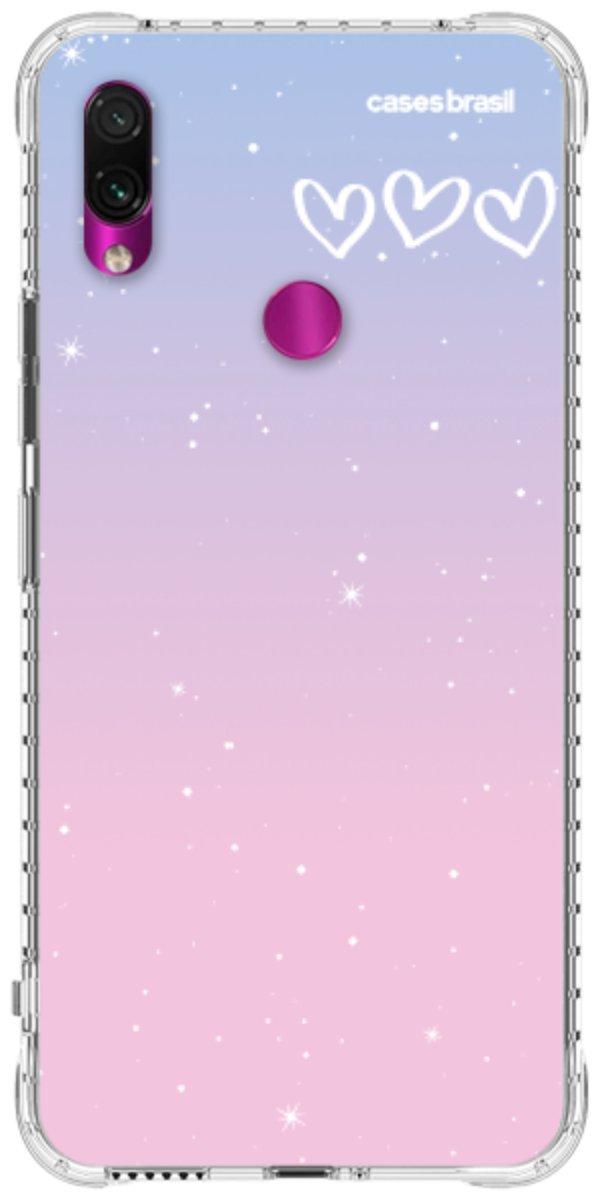 Capinha para Celular Degradê Céu Rosa