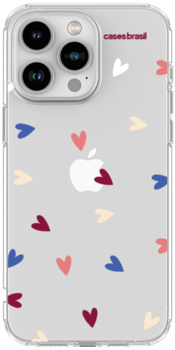 Capinha para Celular Corações Coloridos