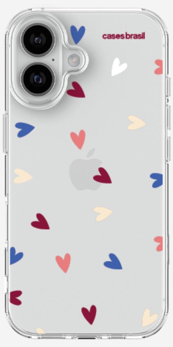 Capinha para Celular Corações Coloridos