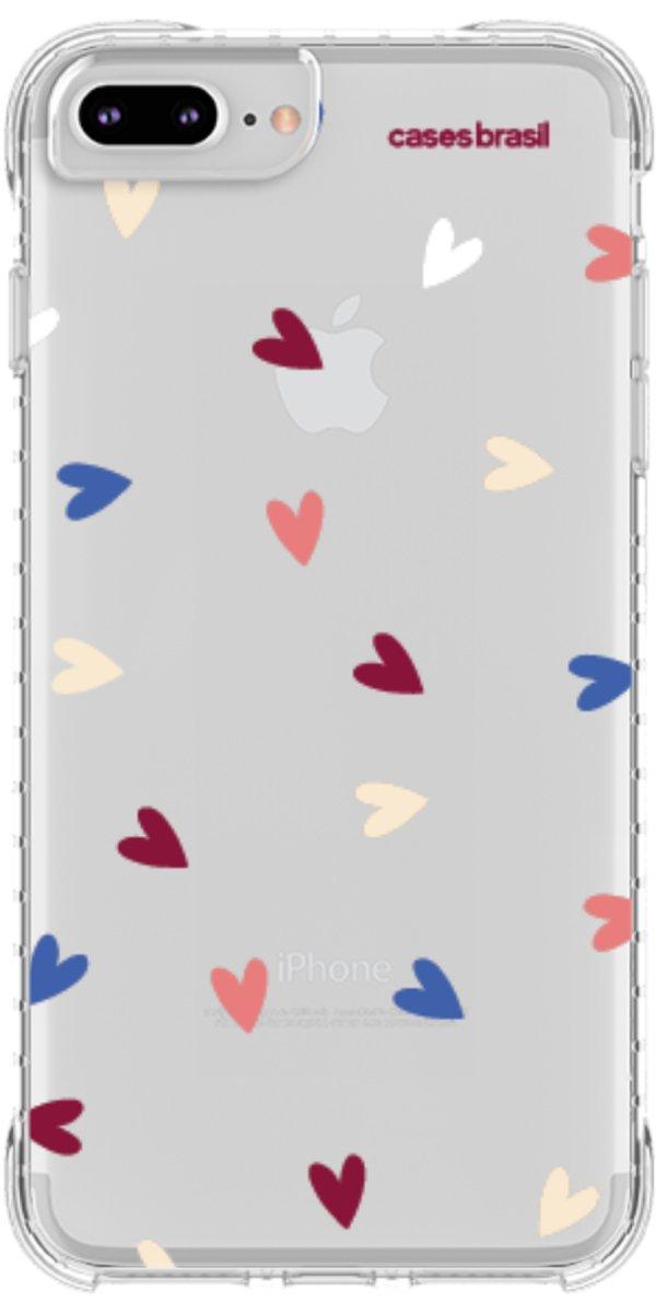 Capinha para Celular Corações Coloridos