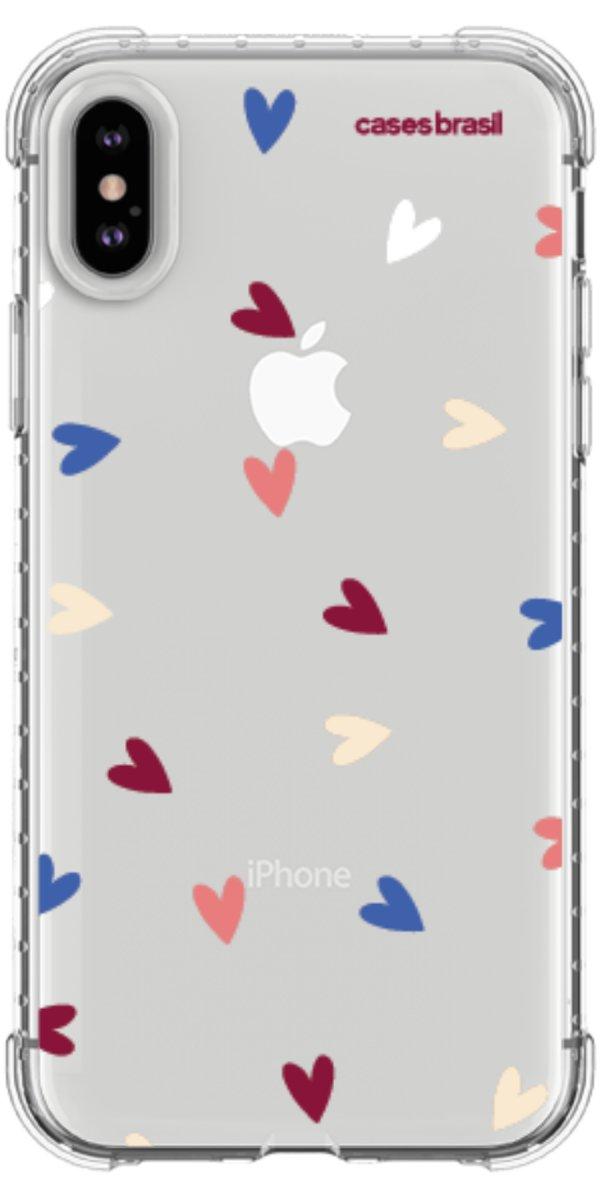 Capinha para Celular Corações Coloridos