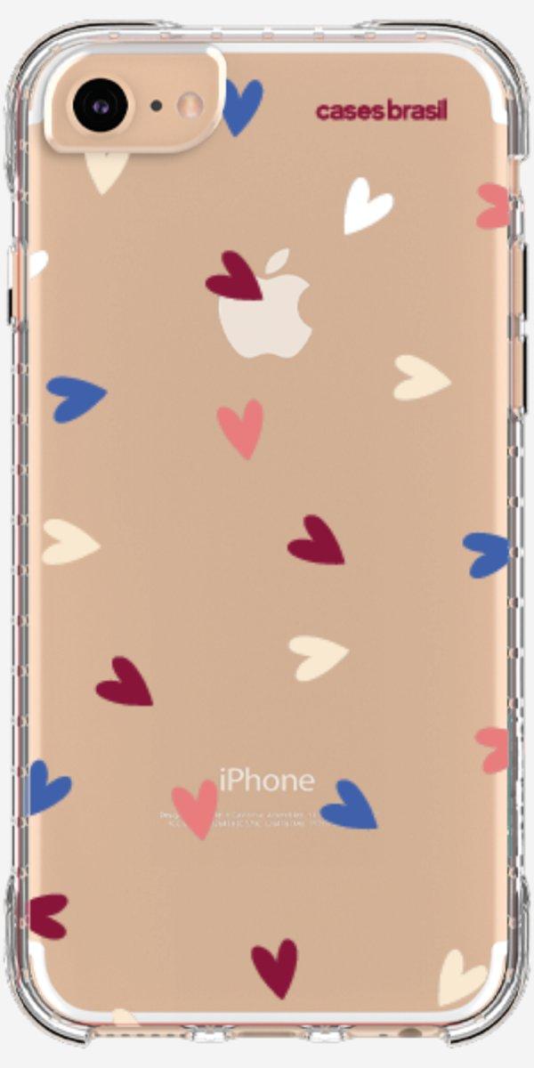 Capinha para Celular Corações Coloridos