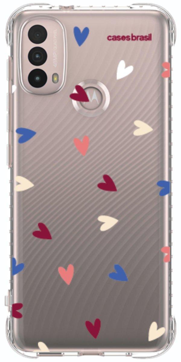 Capinha para Celular Corações Coloridos