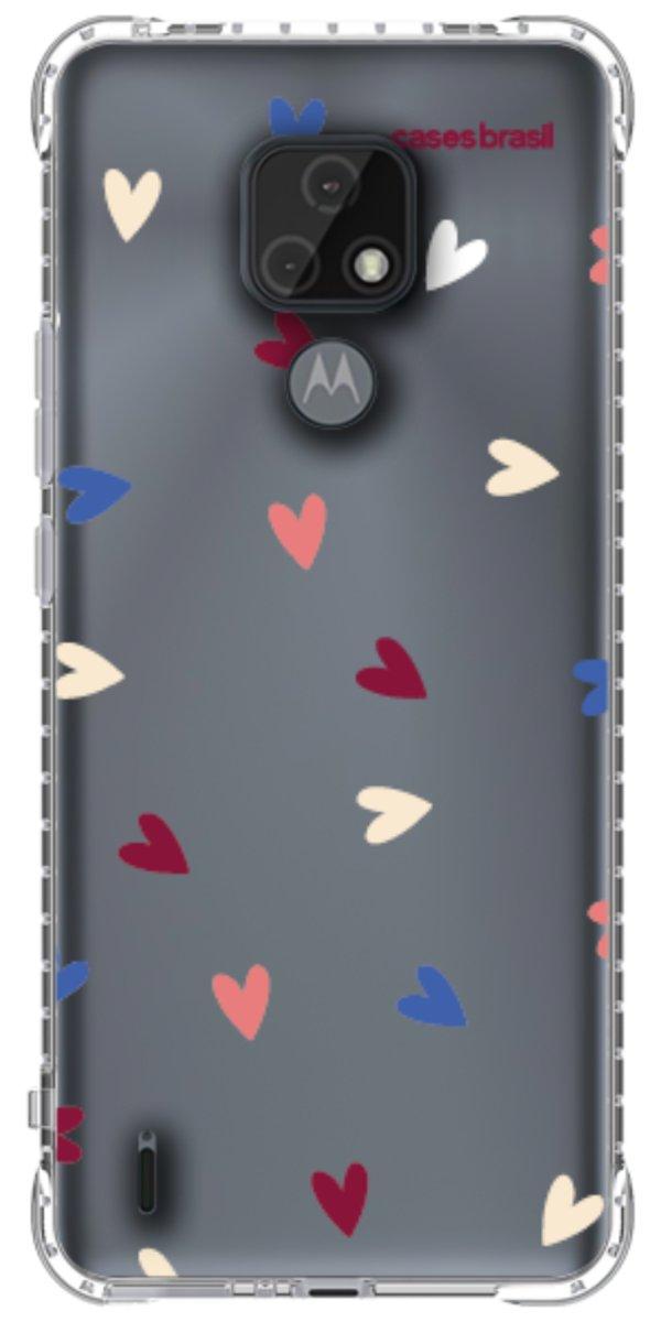 Capinha para Celular Corações Coloridos