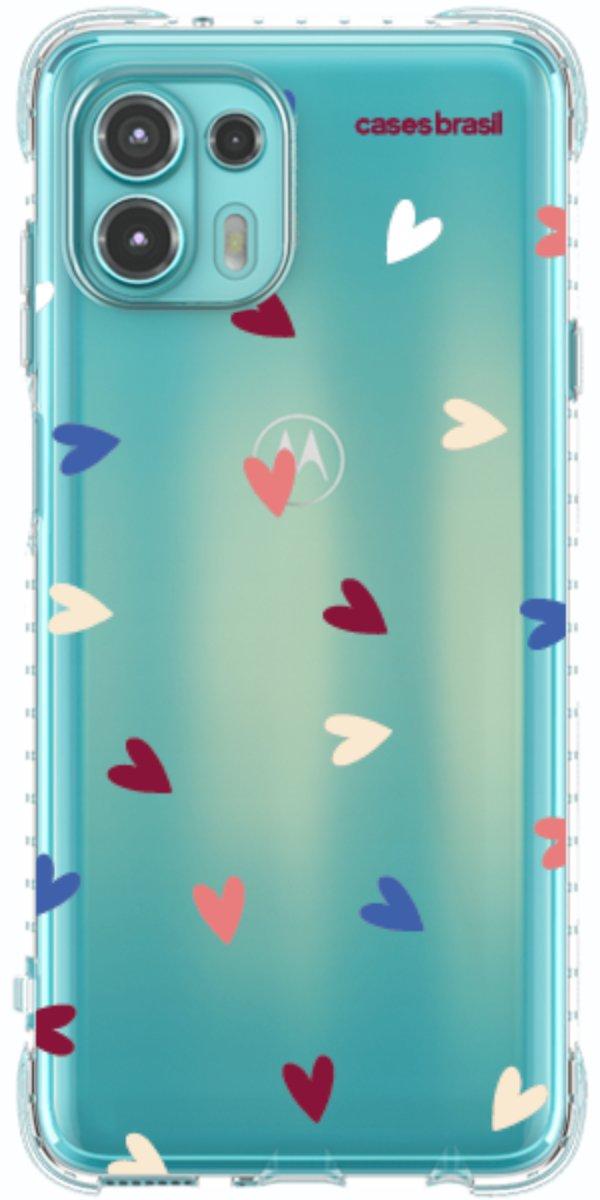 Capinha para Celular Corações Coloridos
