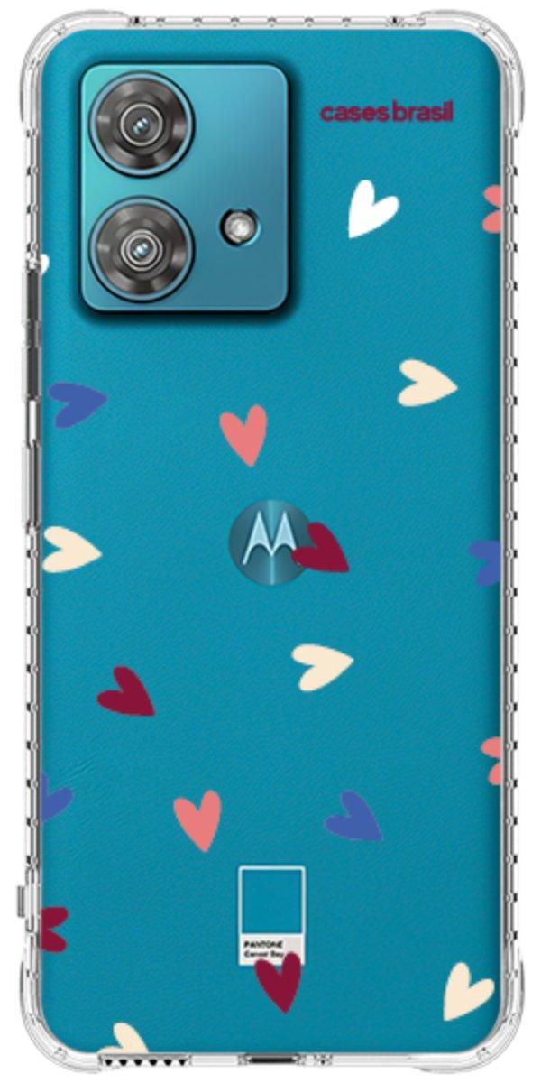 Capinha para Celular Corações Coloridos