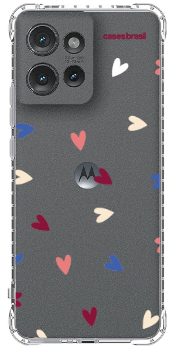 Capinha para Celular Corações Coloridos