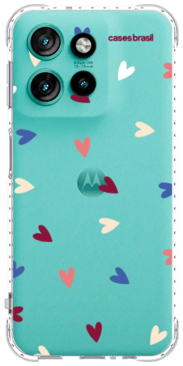 Capinha para Celular Corações Coloridos