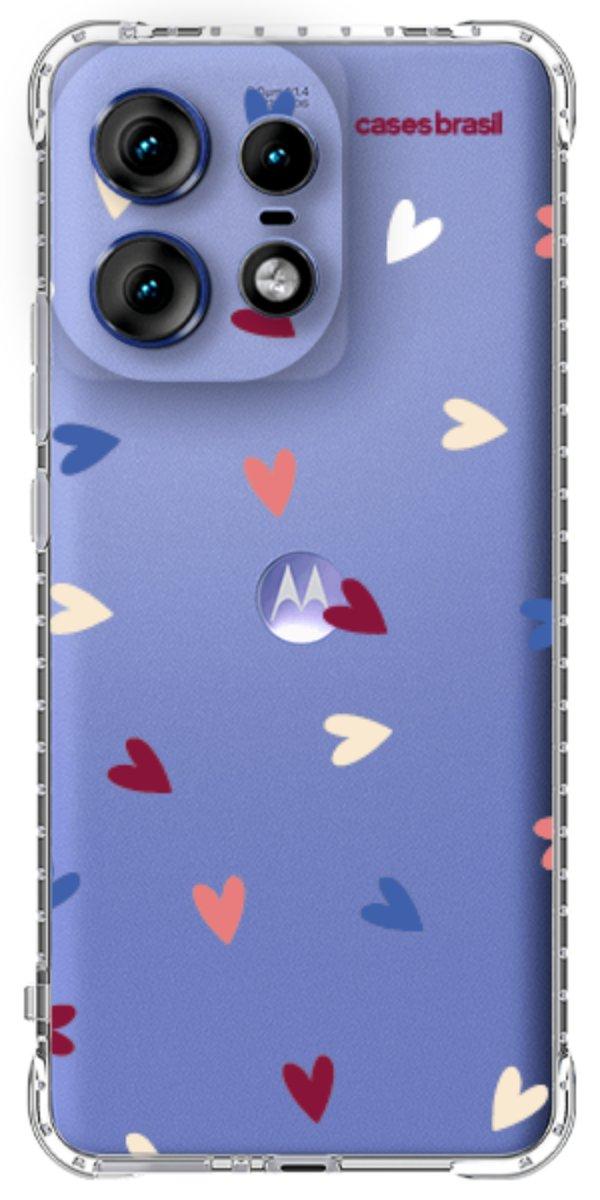 Capinha para Celular Corações Coloridos