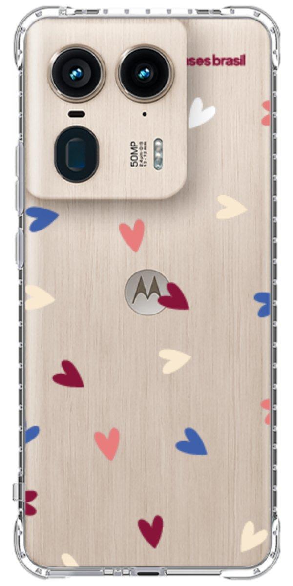 Capinha para Celular Corações Coloridos
