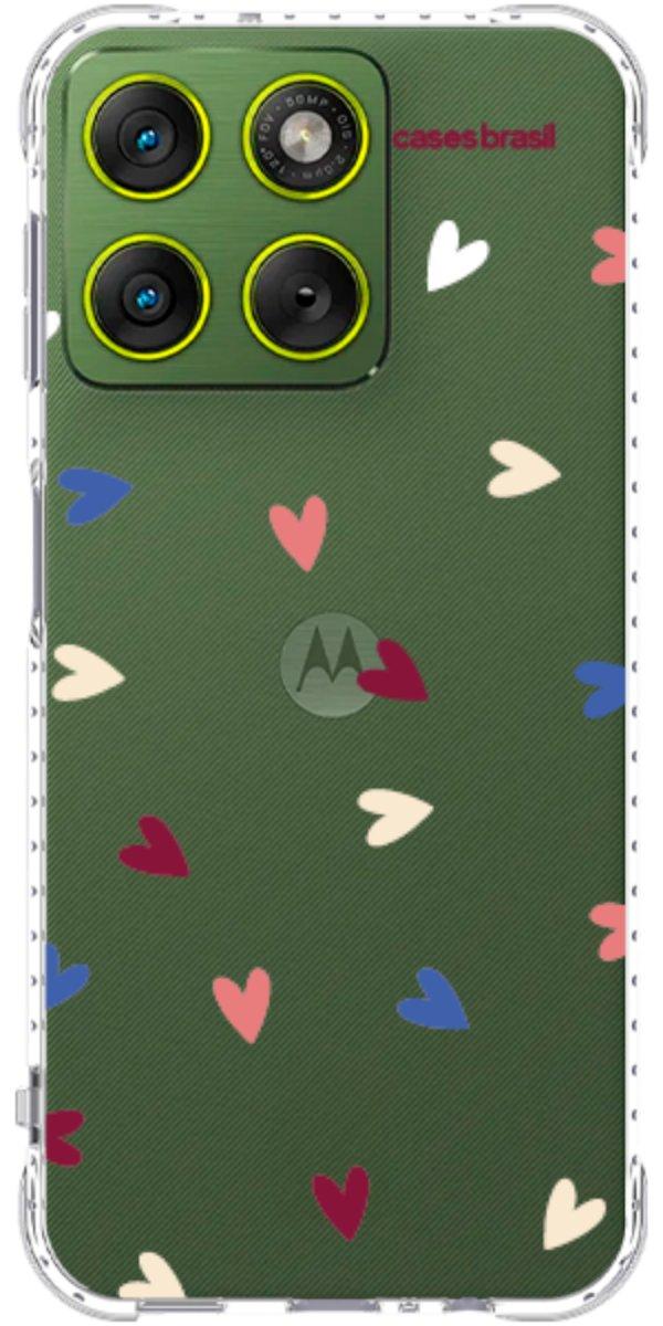 Capinha para Celular Corações Coloridos