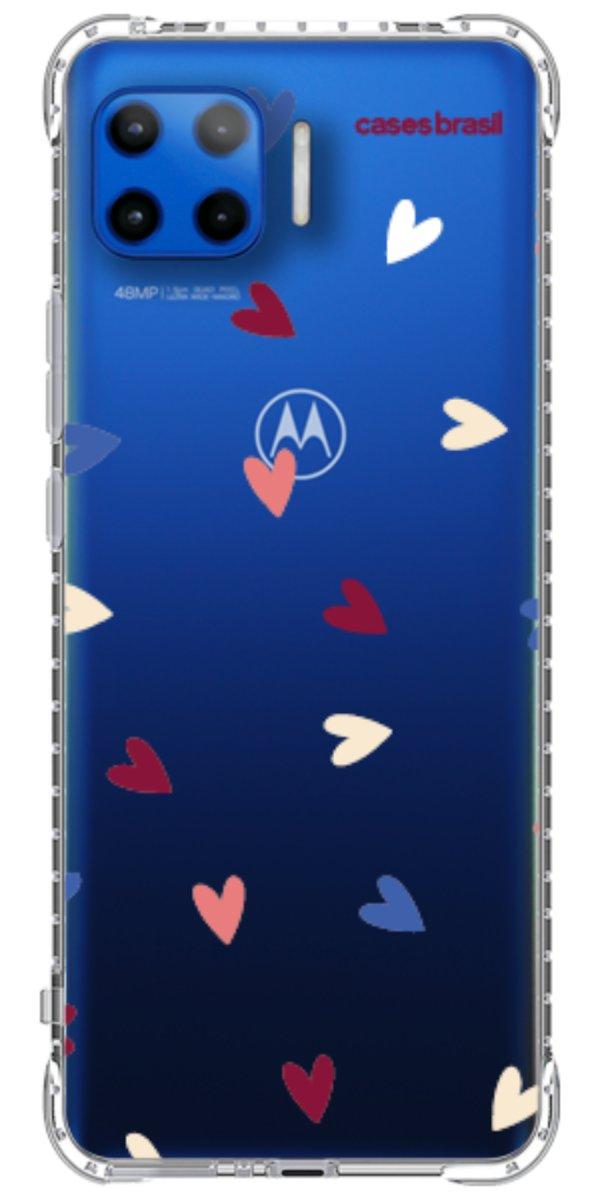 Capinha para Celular Corações Coloridos