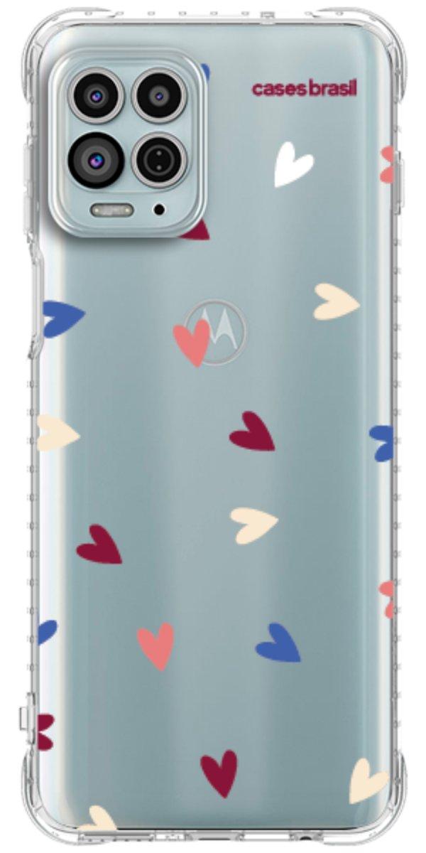 Capinha para Celular Corações Coloridos
