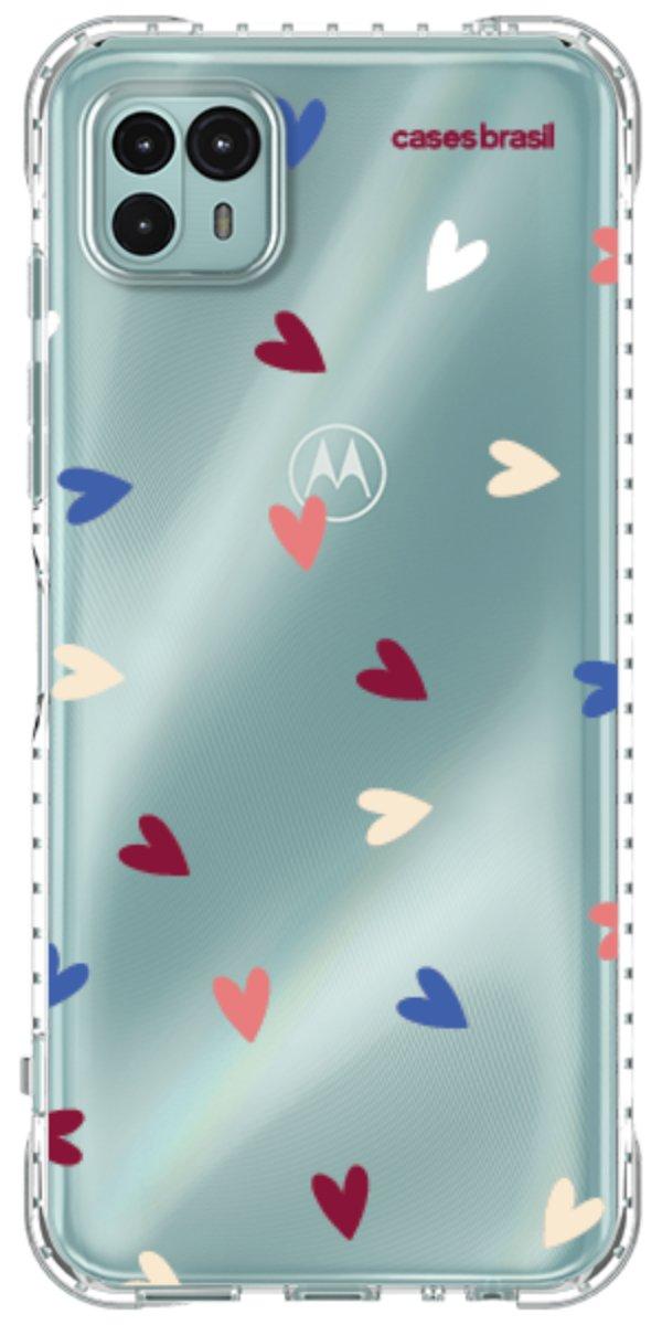 Capinha para Celular Corações Coloridos