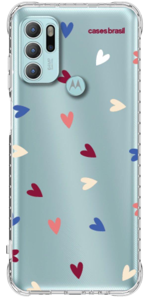 Capinha para Celular Corações Coloridos